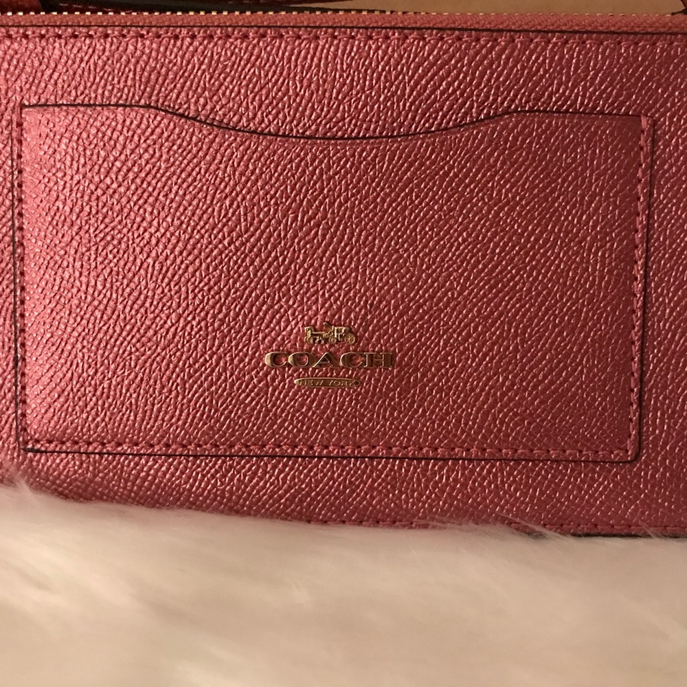 Coach Zip Top Wallet - Picture 2 of 4